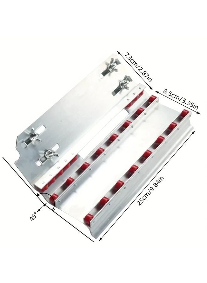 45 Degree Angle Tile Cutter Support Bracket Aluminum Alloy Chamfer Gauge Tool - Image 2